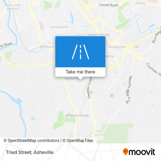 Tried Street map