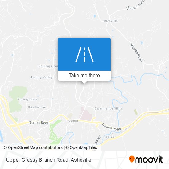 Mapa de Upper Grassy Branch Road