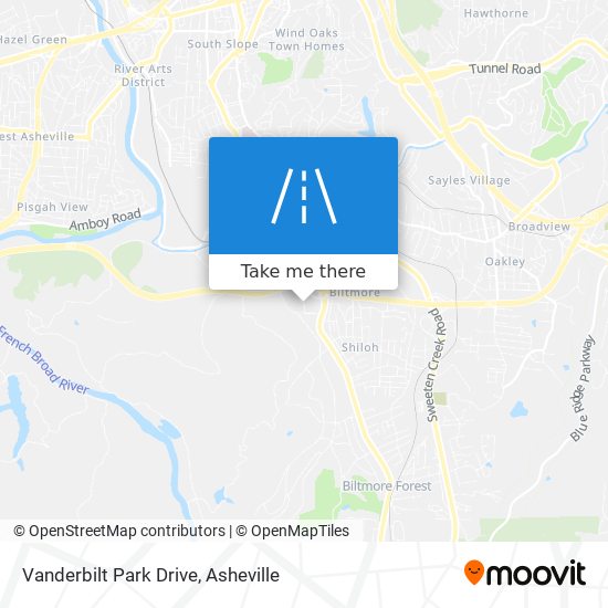 Mapa de Vanderbilt Park Drive