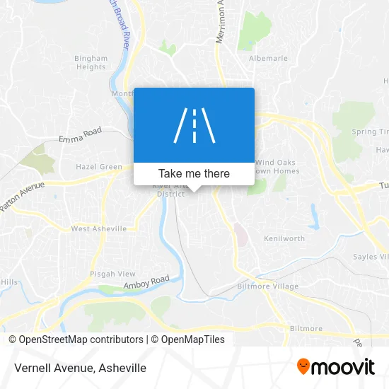 Vernell Avenue map