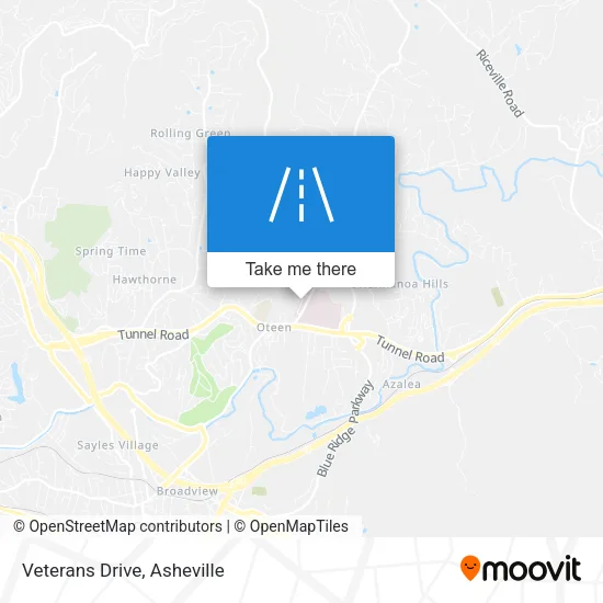 Veterans Drive map