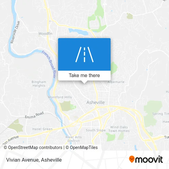 Vivian Avenue map