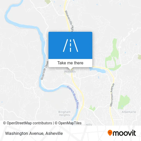 Washington Avenue map