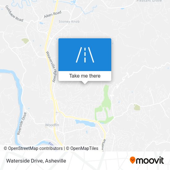 Mapa de Waterside Drive