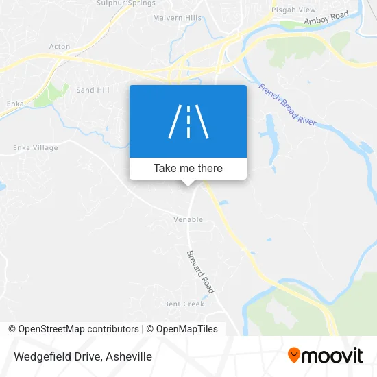 Wedgefield Drive map