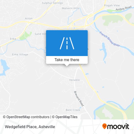 Wedgefield Place map