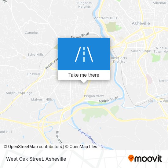 Mapa de West Oak Street