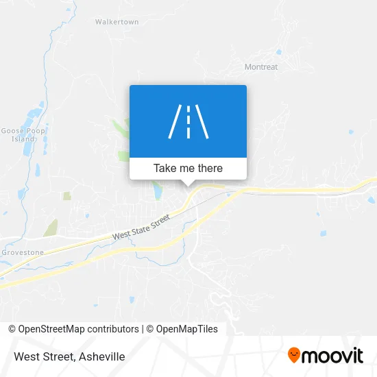 West Street map