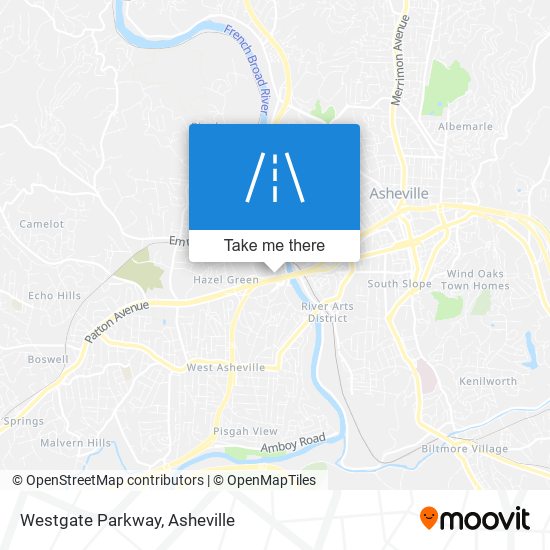 Mapa de Westgate Parkway