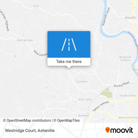 Mapa de Westridge Court
