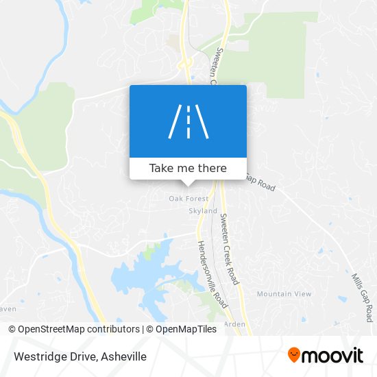 Westridge Drive map