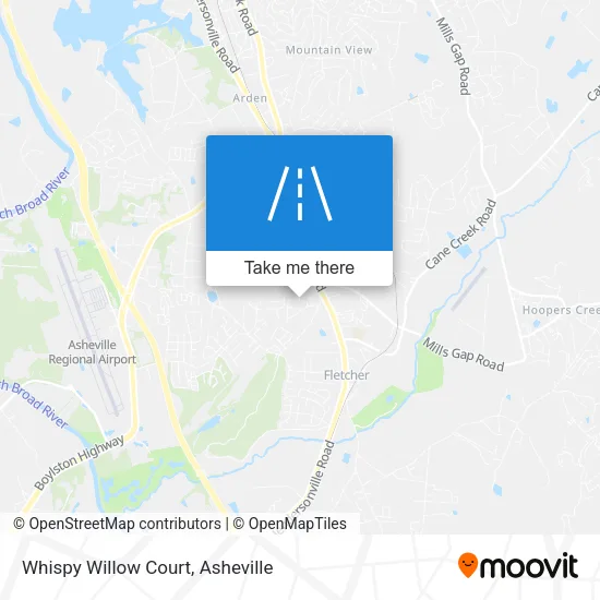 Whispy Willow Court map