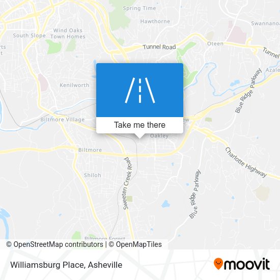 Mapa de Williamsburg Place