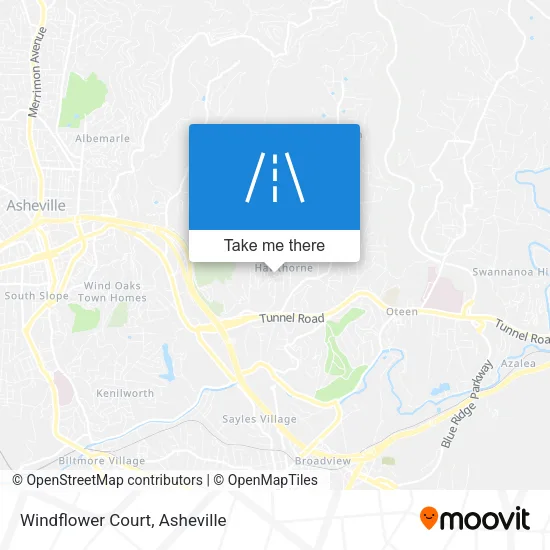 Windflower Court map
