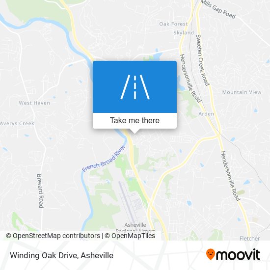 Mapa de Winding Oak Drive