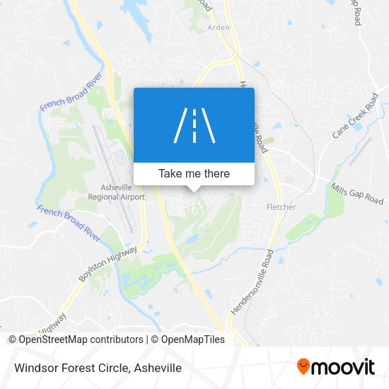 Windsor Forest Circle map