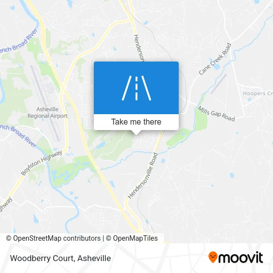 Woodberry Court map