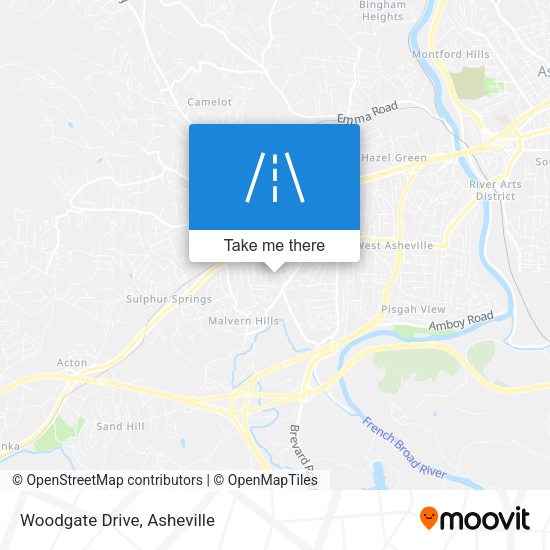 Mapa de Woodgate Drive