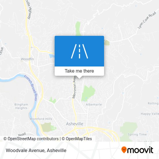 Woodvale Avenue map