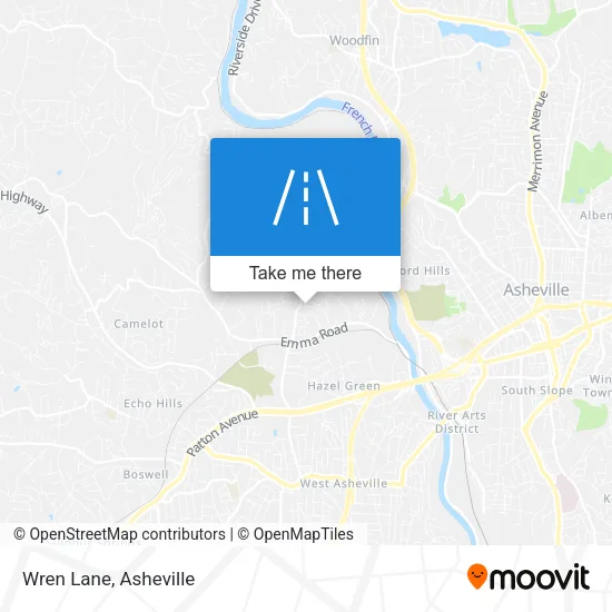 Wren Lane map