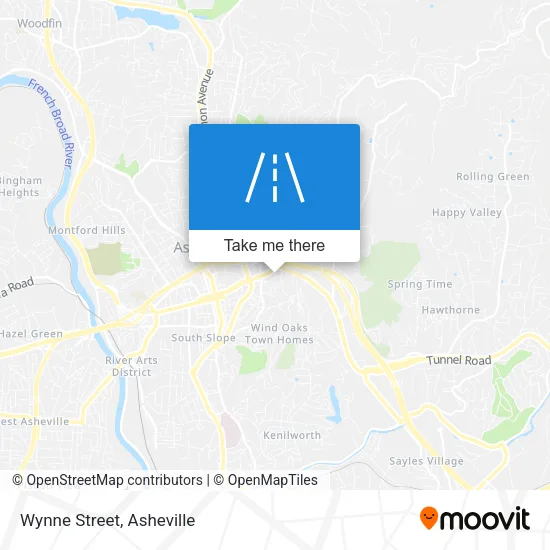 Wynne Street map