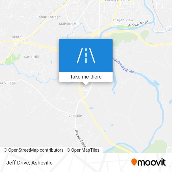 Mapa de Jeff Drive