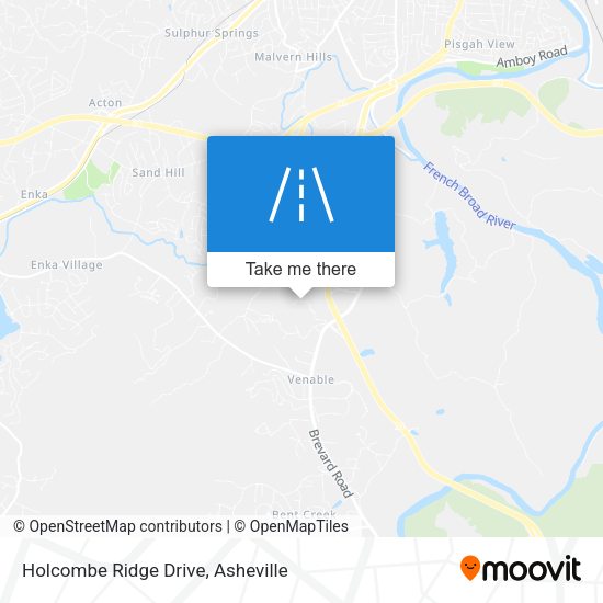 Holcombe Ridge Drive map