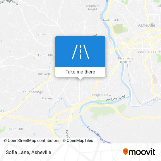 Sofia Lane map