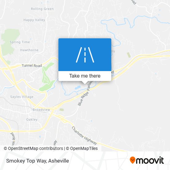 Smokey Top Way map