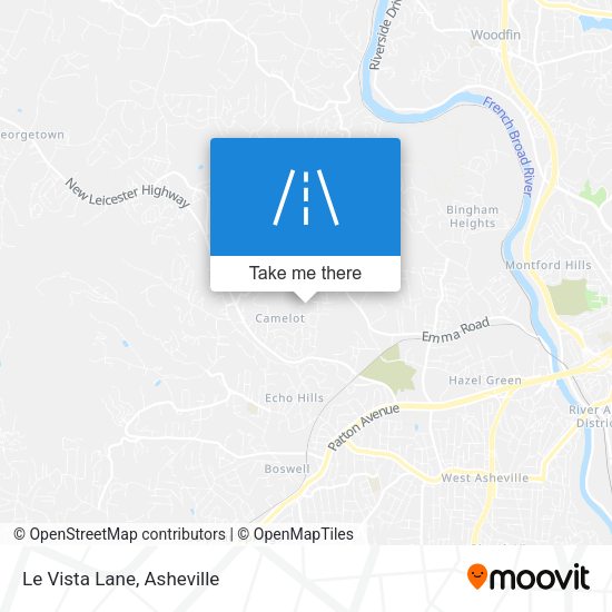 Mapa de Le Vista Lane