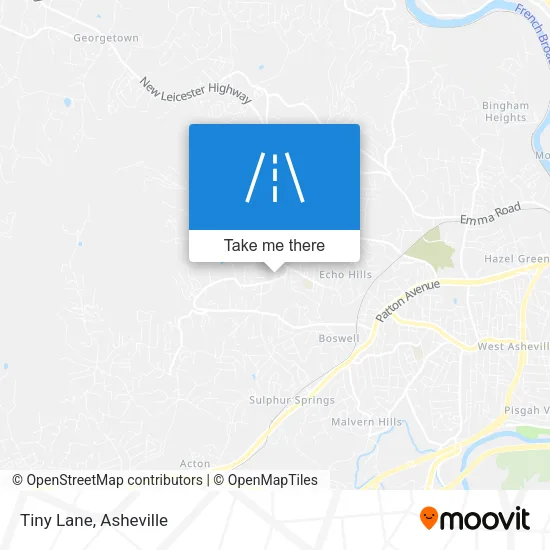 Tiny Lane map