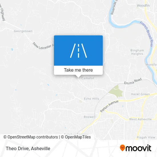 Theo Drive map
