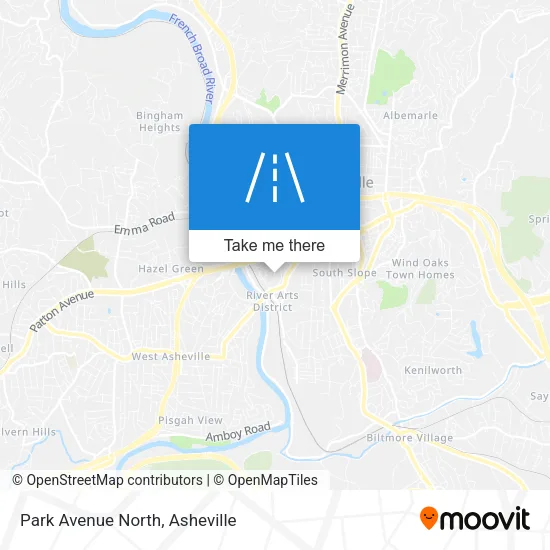 Park Avenue North map