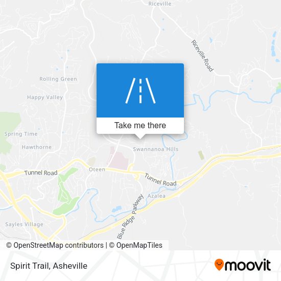 Mapa de Spirit Trail