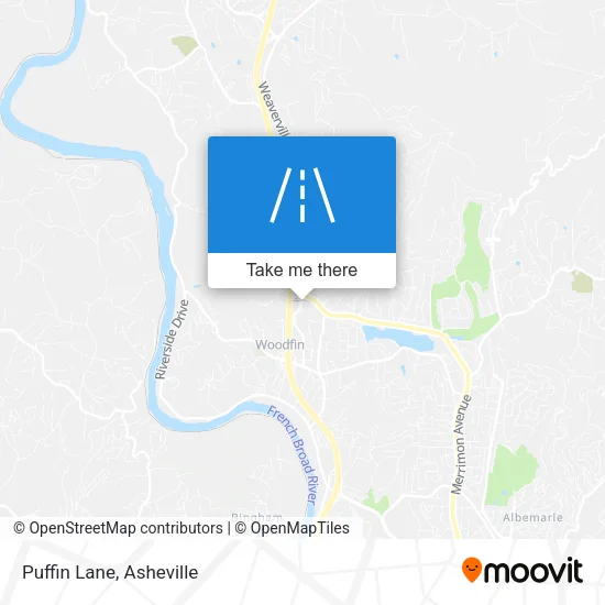 Puffin Lane map