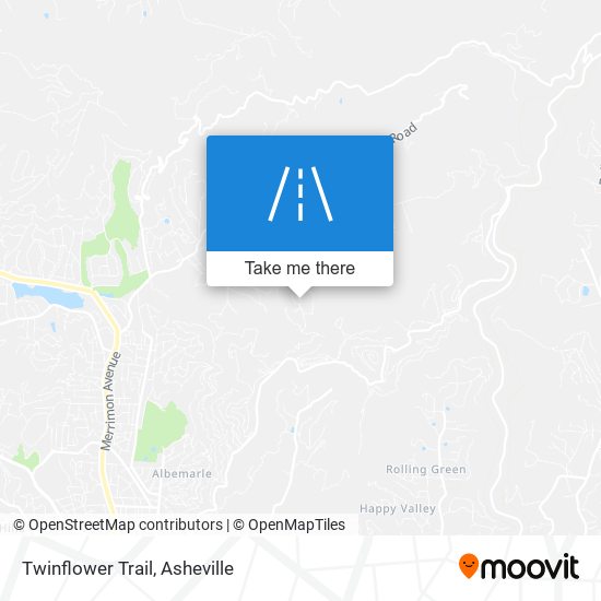 Mapa de Twinflower Trail