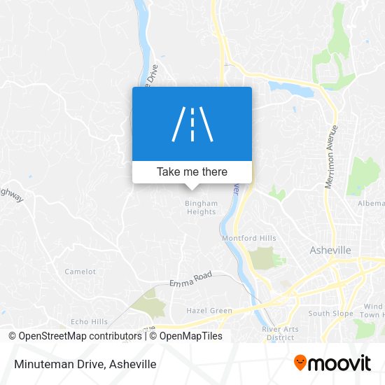 Mapa de Minuteman Drive