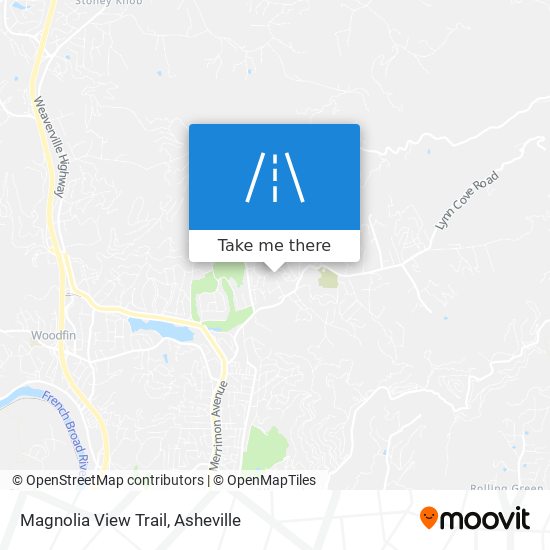 Magnolia View Trail map