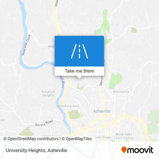 Mapa de University Heights