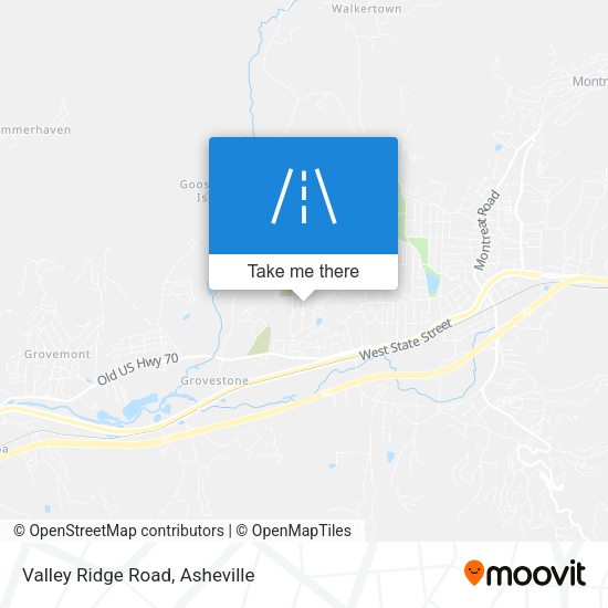 Mapa de Valley Ridge Road