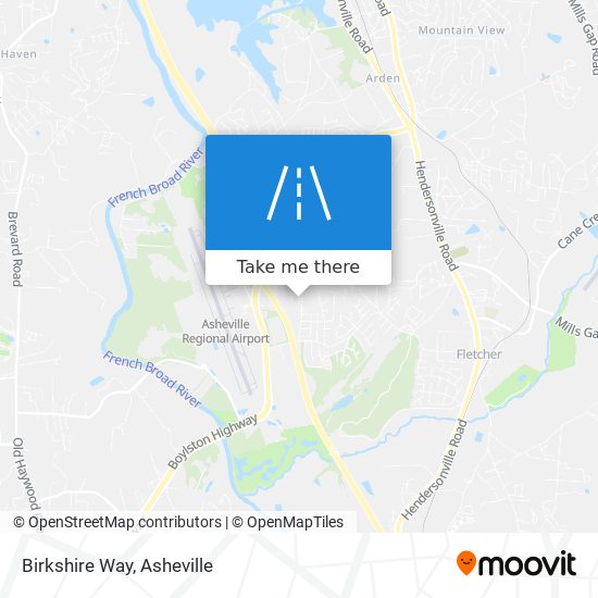 Birkshire Way map