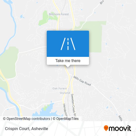 Mapa de Crispin Court