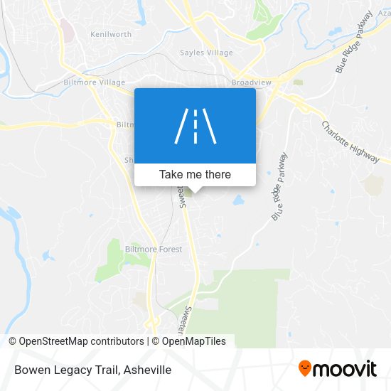 Mapa de Bowen Legacy Trail