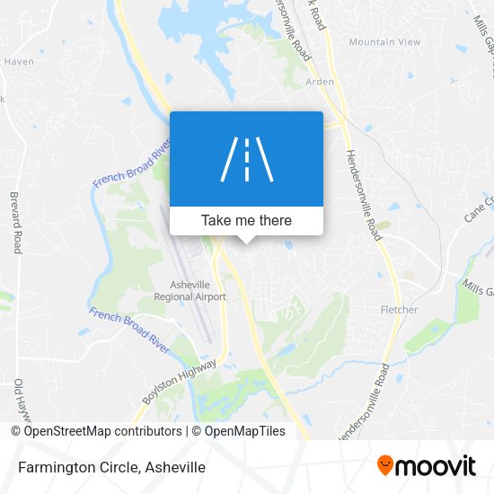Farmington Circle map