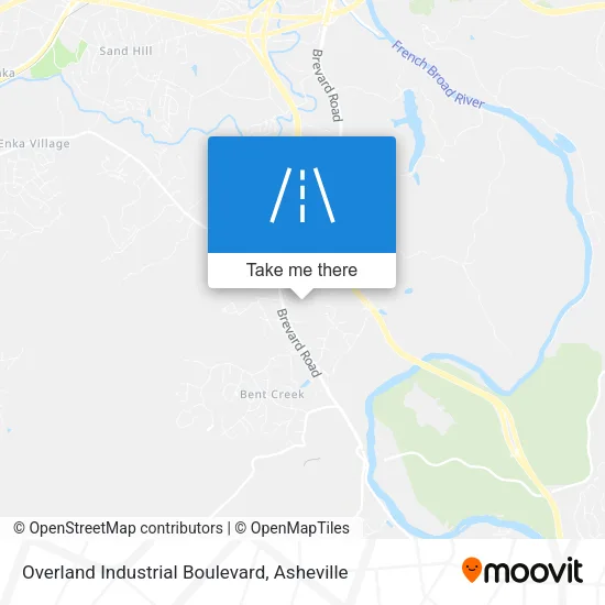 Overland Industrial Boulevard map