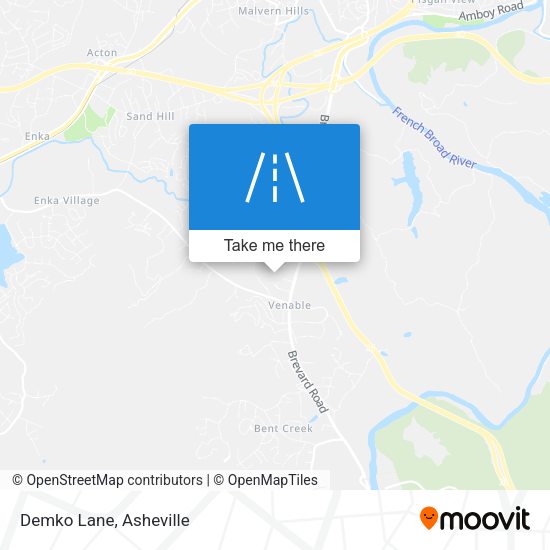 Mapa de Demko Lane