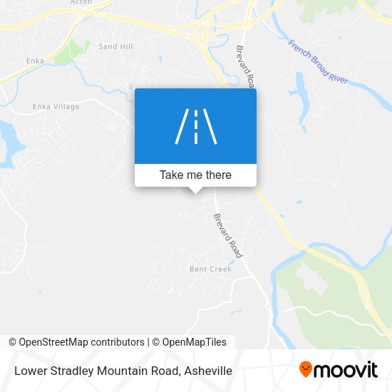 Mapa de Lower Stradley Mountain Road