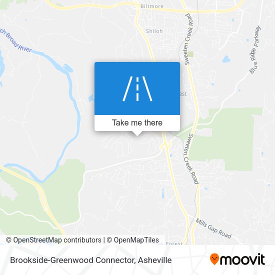 Mapa de Brookside-Greenwood Connector