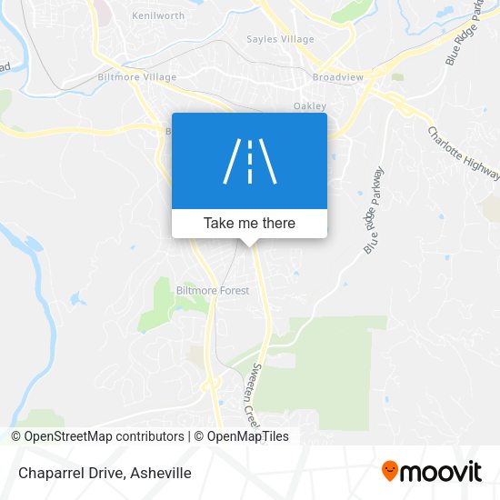 Mapa de Chaparrel Drive
