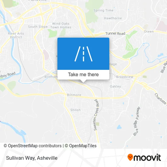 Sullivan Way map